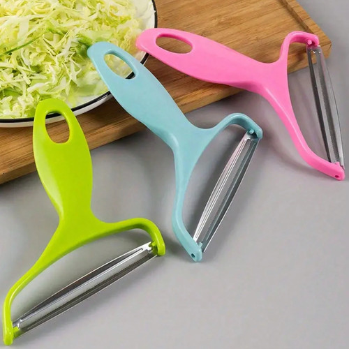 Stainless steel potato peeler - steel,