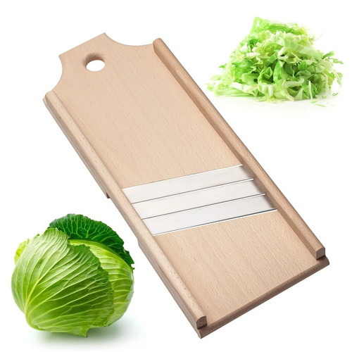 Wooden cabbage shredder for - cabbage,